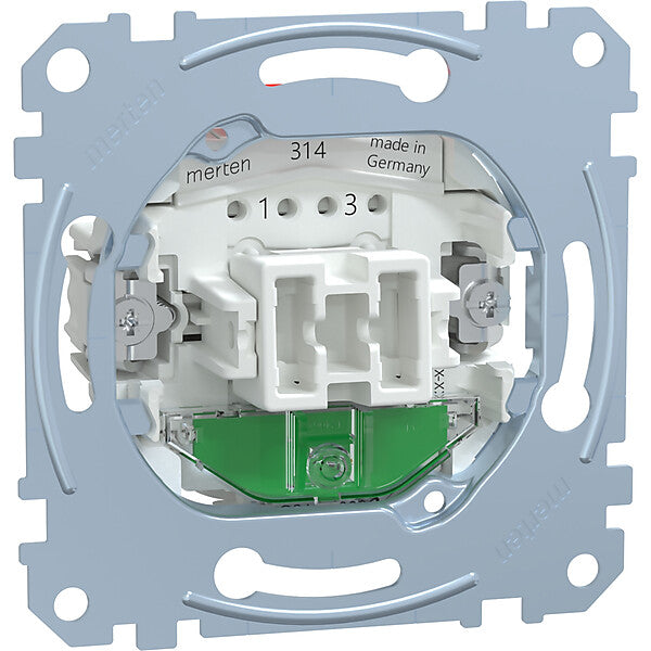 Merten Aus-Kontrollschalter-Eins. 2-pol.10AX 250V AC MEG3102-0000